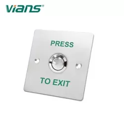 VIANS Access Control Stainless Steel Door Exit Button - SV-86