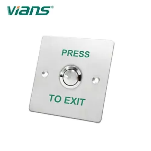 VIANS Touchless Stainless Steel Exit Button(Thick Panel) - SV-943B