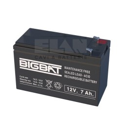 BIGBAT LEAD - ACID Rechargable Battery 12V. - 7Ah.