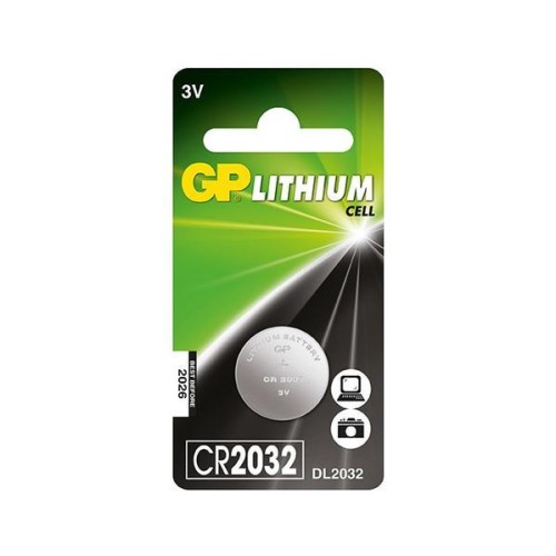 GP LITHIUM CELL 3V 220 mAh CR2032