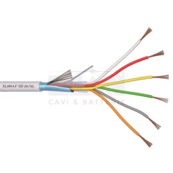 ELAN Alarm Cable Shielded 6 core (6x0.22), 100m, 020061