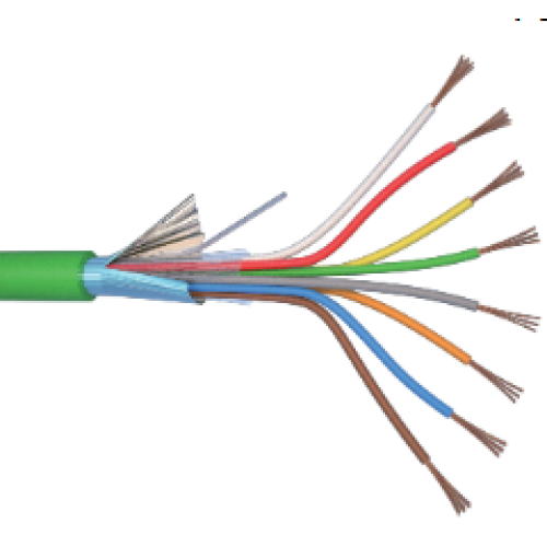 ELAN Control Cable Shielded LSZH Jacket 8 core (8x0.22), 100m, 240081 ELAN Control Cable Shielded LSZH Jacket 8 core (8x0.22), 100m, 240081