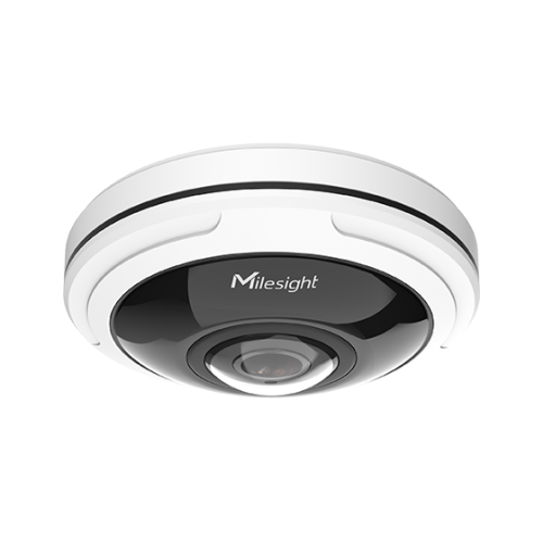 Milesight NDAA AI 360° Panoramic Fisheye Network Camera 8MP 1.5mm
