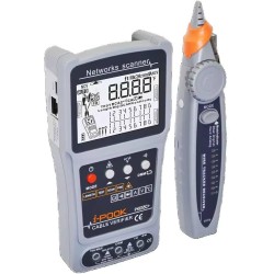 i-POOK Network Cable Verifier LCD Display RJ11 RJ45 Wire Tracer PoE Length Test Fault Tracker - PK655C+
