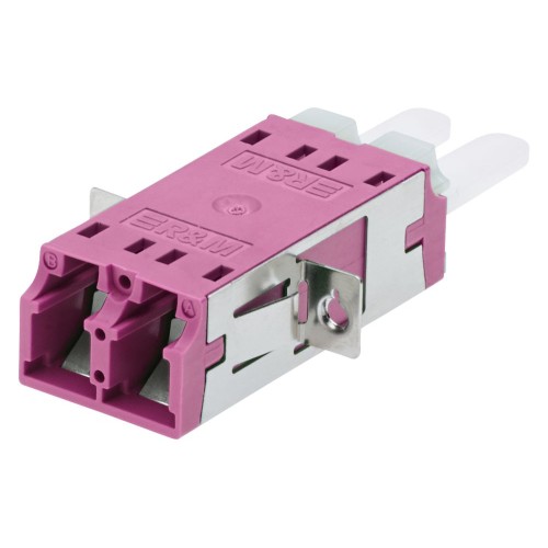 R&M Adapter LC-Duplex PC, Ceramic MultiMode (OM4) R823205